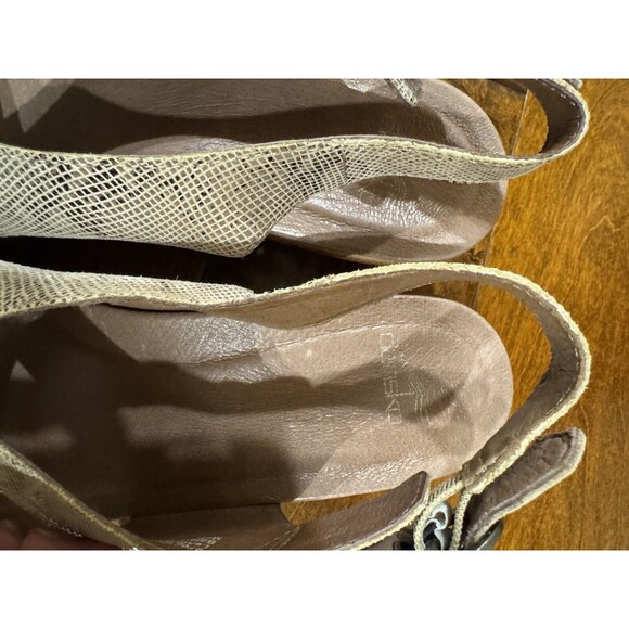 Dansko Women's Jacinda Slingback Sandal Taupe Snake Size 40 (US size 9.5-10) - Picture 6 of 6